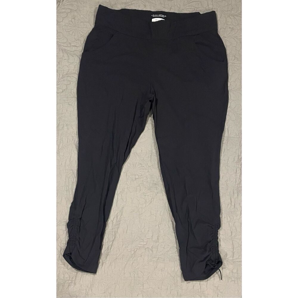 Columbia XL Black Omnishield Repelling Skinny Sportwear Active Pants Joggers